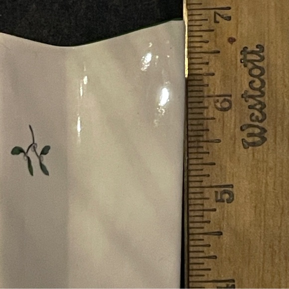 Spode Made in England Star-Shaped Christmas Tree Vase S3324-A1 Back Approx 6.75" - Picture 15 of 16